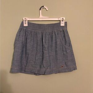 Hollister Blue Mini Skirt